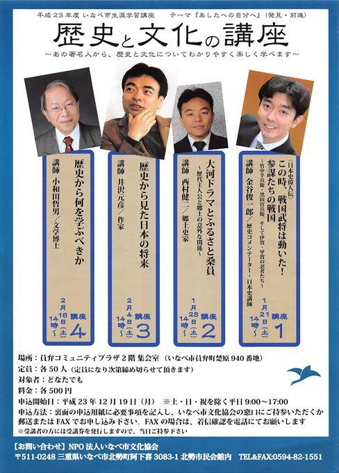 歴史と文化の講座 講師 金谷俊一郎