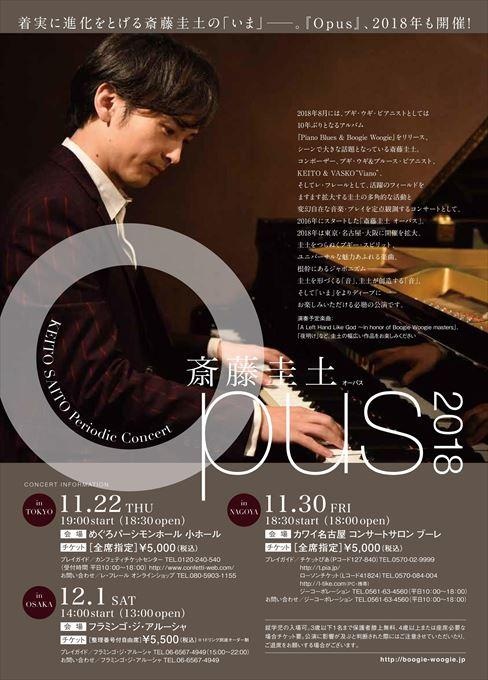 斎藤圭土 Opus 2018